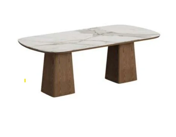 BT Soraya 200cm & 240cm Dining Table Mable Top