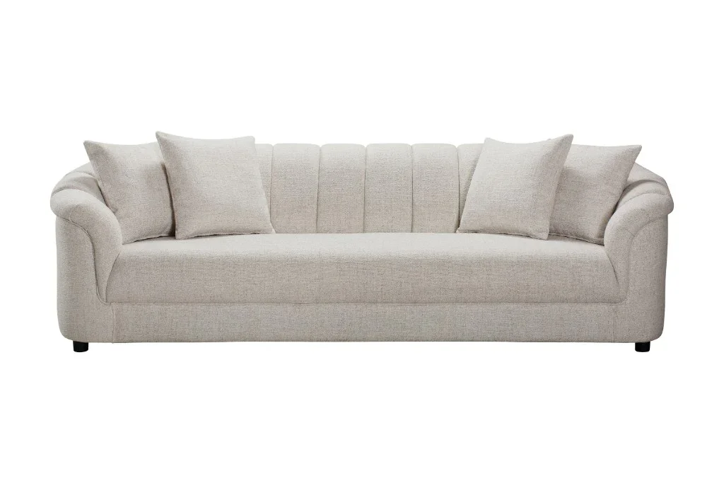 VI Eastwood Fabric Upholstered 4 Seater Sofa