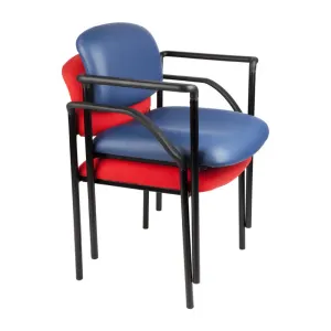 MA Ziggy Fabric or Vinyl Upholstered Stackable Hospital & Age Care Chair thumbnail 3