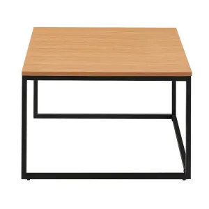 VI Vidal MDF Top Metal Base 2 Piece Coffee Table Set thumbnail 2