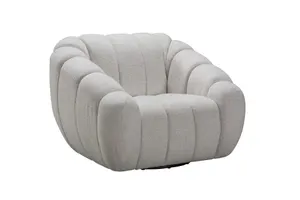 VI Kenya Fabric Upholstered Single Seater Sofa with Swivel Feature thumbnail 2