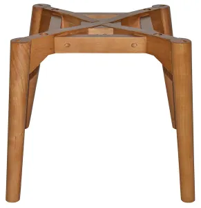 EZ Albury Solid Timber Oak Stained Upholstered Hospitality Dining Armchair thumbnail 5
