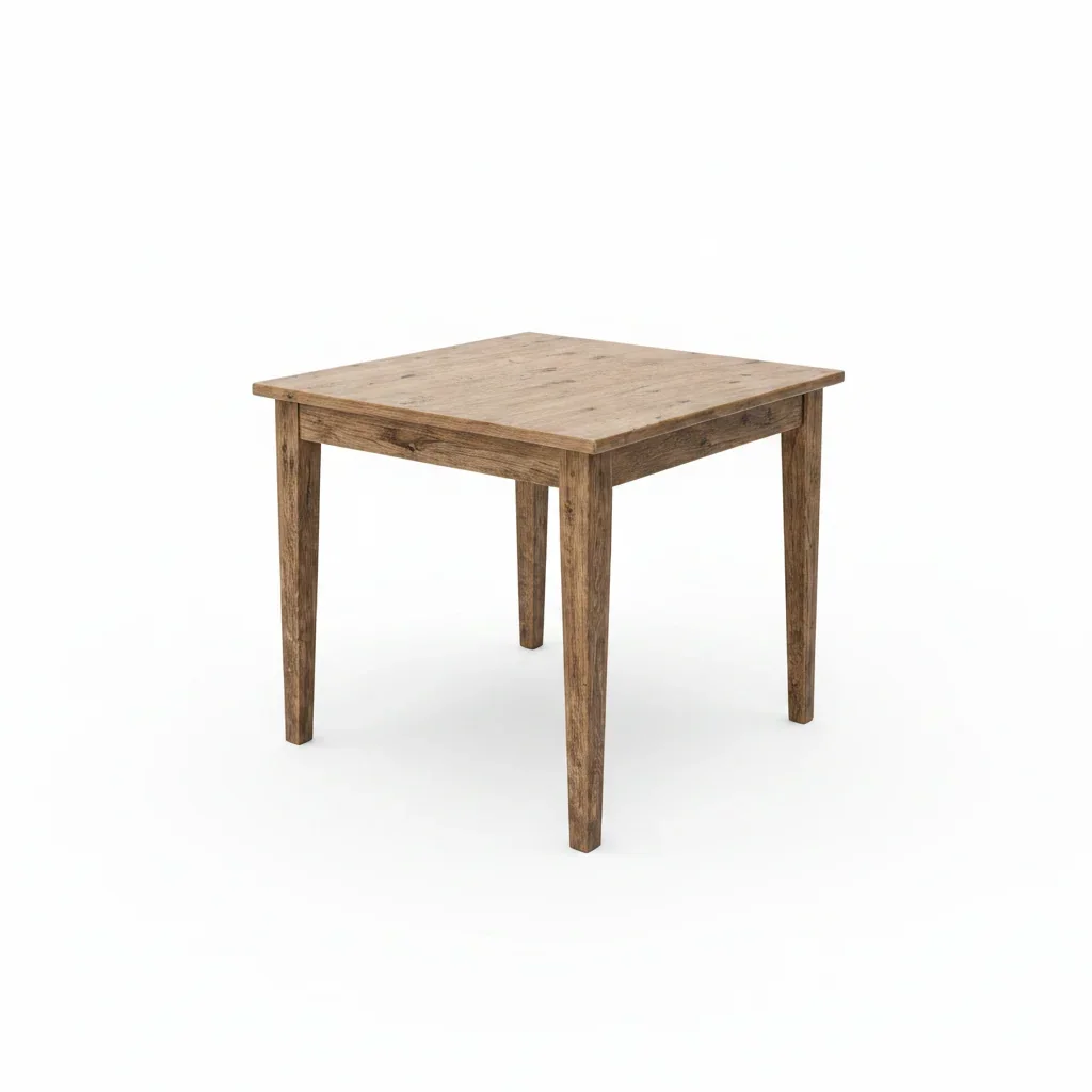 MF Solid Oak Timber Square Dining Table