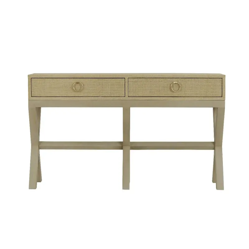 CR Renoir Rattan Console with Raffia