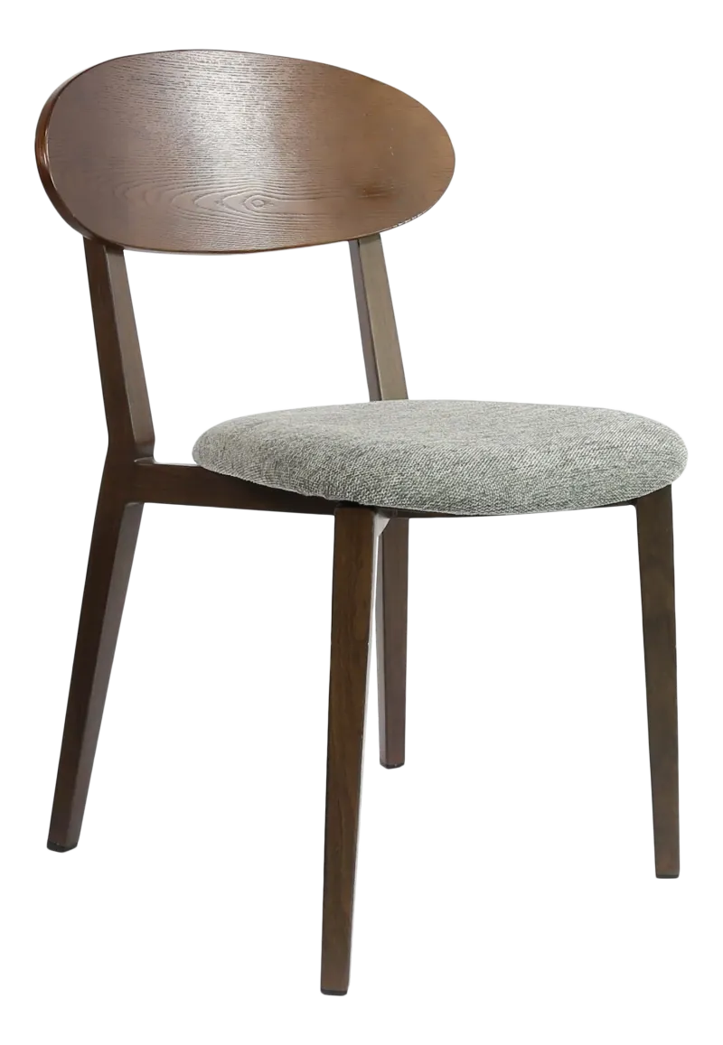 FL Atlanta Fabric Upholstered Seat Hospitality Stackable Dining Chair