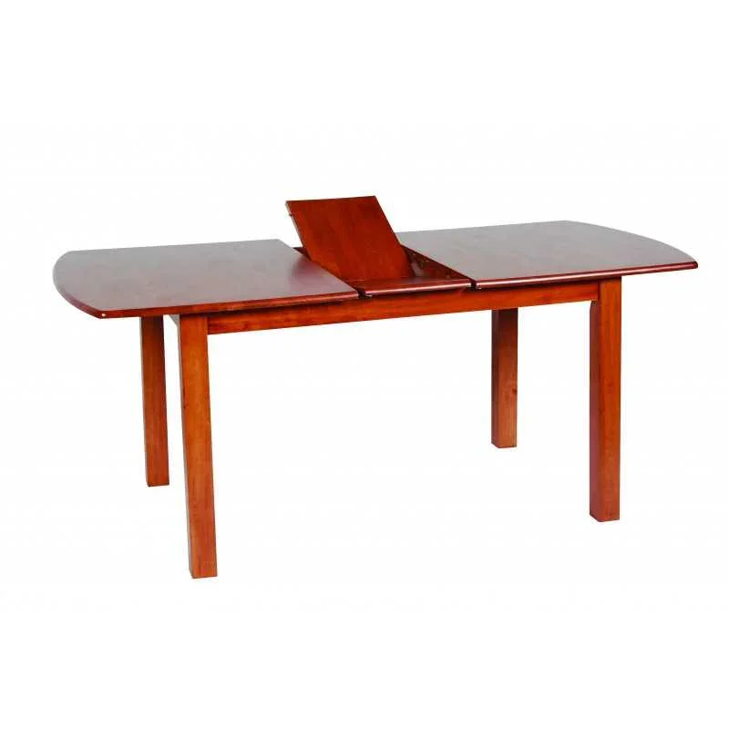 MA Jaguar 4 legs Extendable Dining Table with 4 Fabric Upholstered Chair Set
