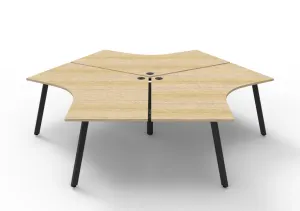 RL Infinity 120 Degree Eternity Leg System Desk for 3 Users thumbnail 1