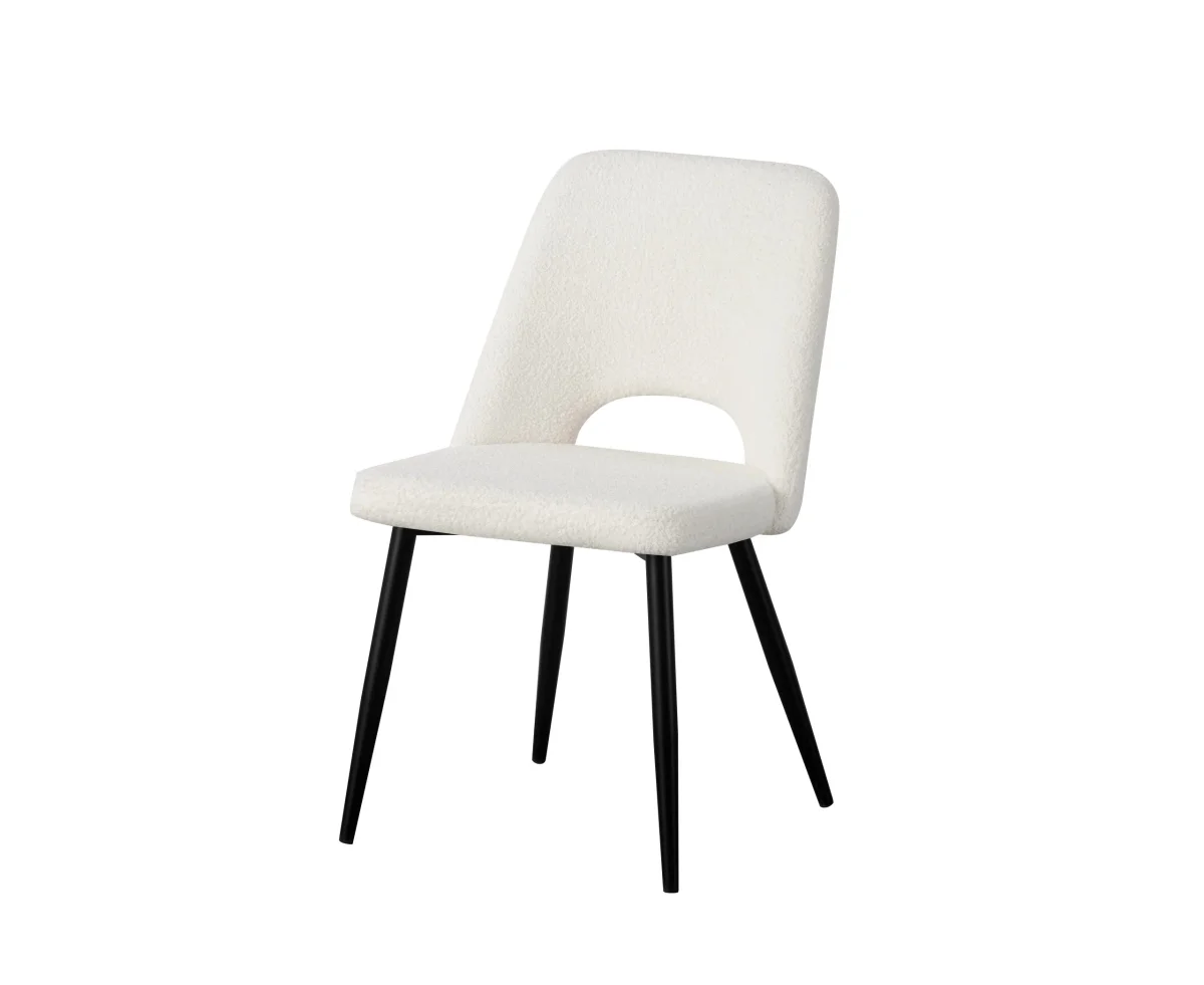 BT Zara Fabric Upholstered Metal Leg Dining Chair