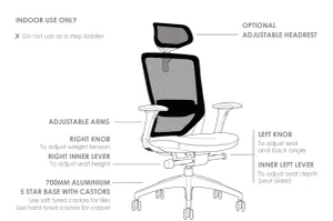 ST Baxter Mesh Back Executive Chair thumbnail 3