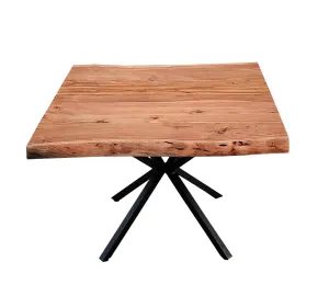 VI Elba Solid Timber Top Metal Legs Lamp Table thumbnail 1