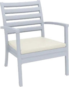 FL Artemis Hospitality Outdoor Armchair with Seat Cushion thumbnail 3