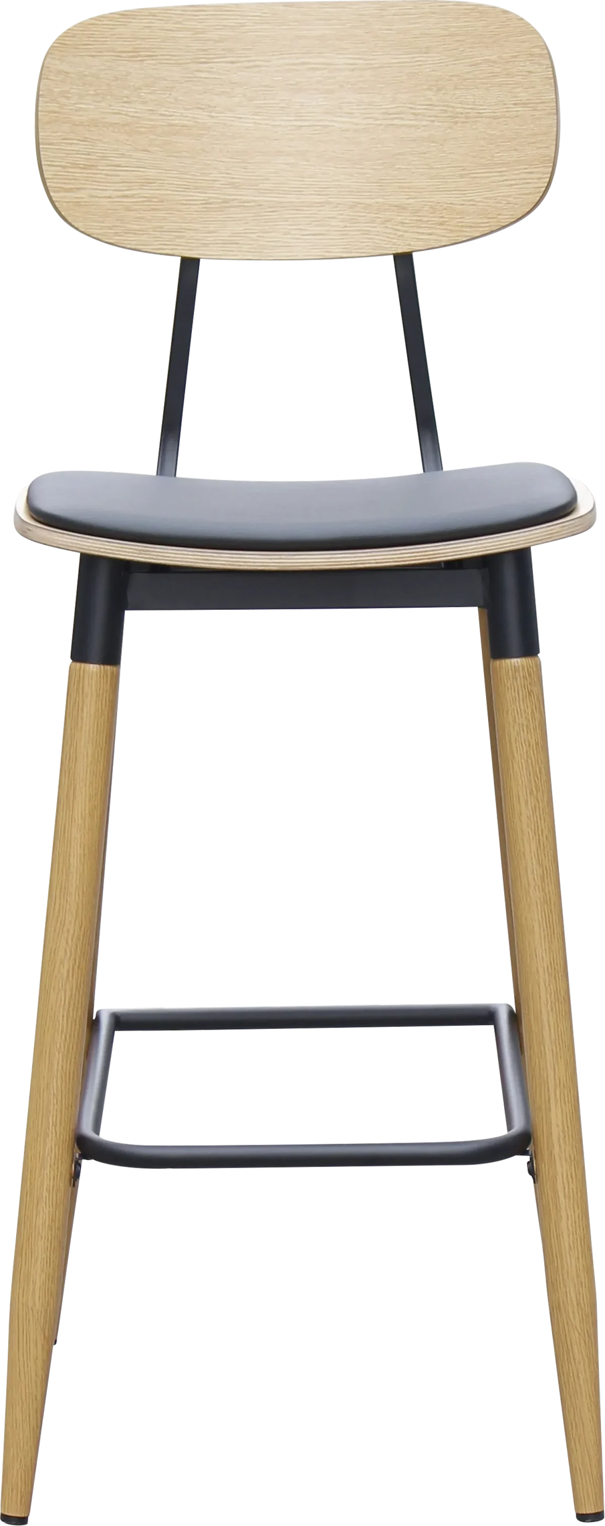 FL Austin Vinyl Seat Steel Legs Hospitality Barstool