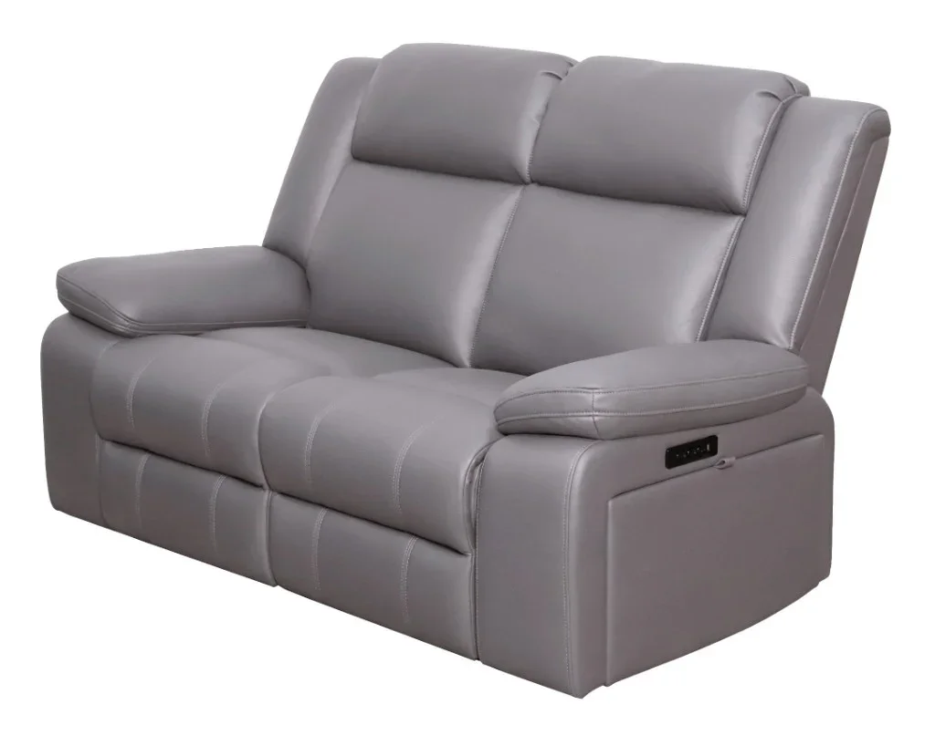 VI Cooper Fabric Upholstered 2 Seater Electrical Recliner Lounge