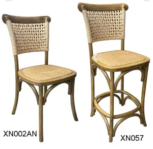 MF Eiffel Natural Rattan Seat Dining Chair thumbnail 2