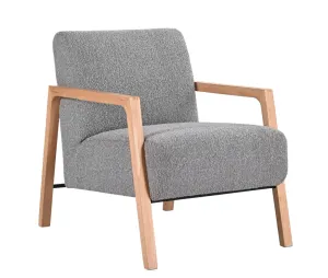 VI Mason Fabric Upholstered Timber Legs Armchair thumbnail 3