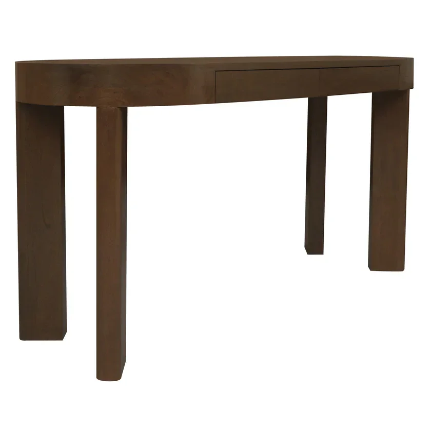 CT Brentwood Solid Timber 2 Drawer Home Office Desk