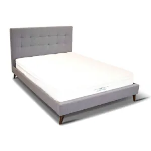 VI Yulara Fabric Upholstered Timber Leg Bed thumbnail 2