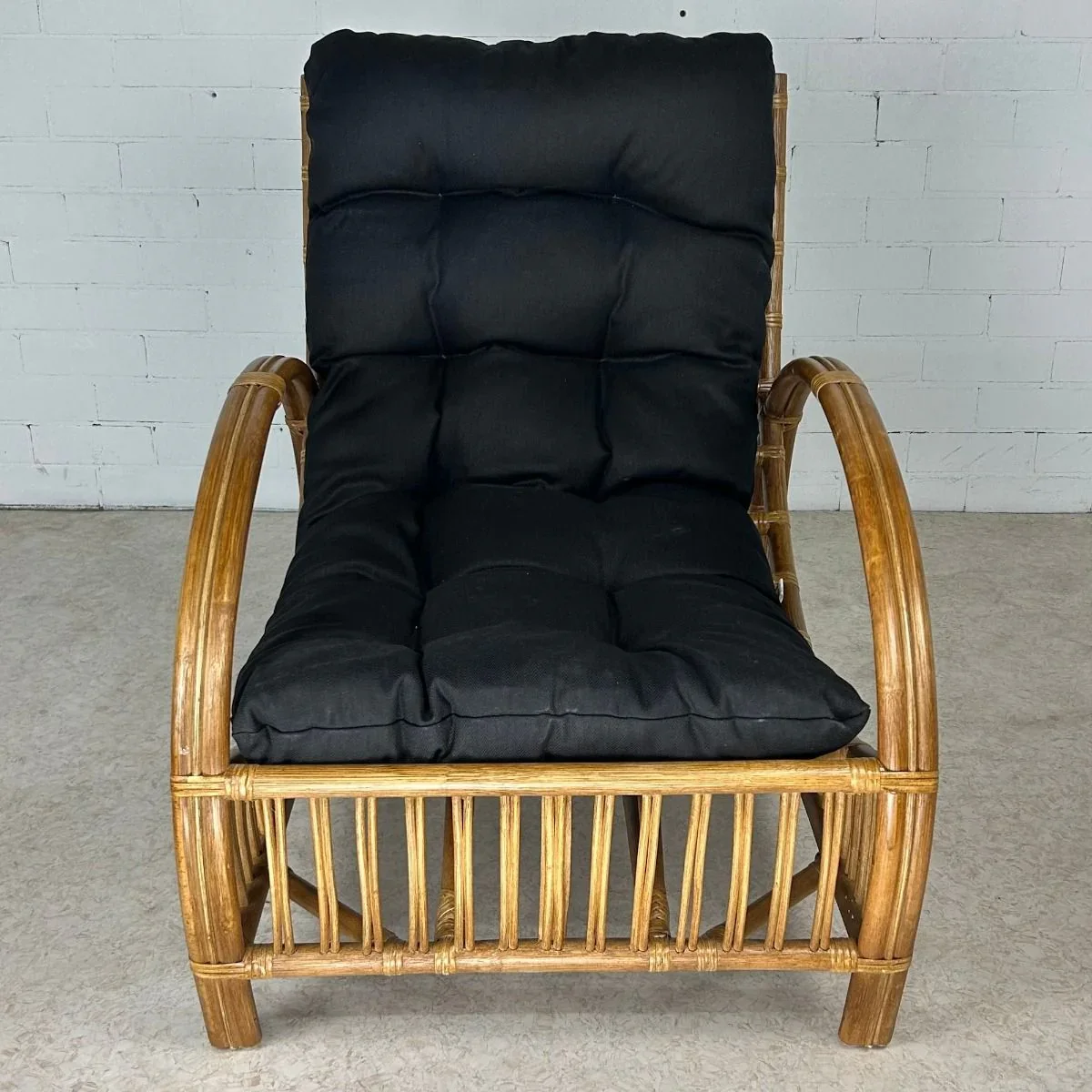 CR Hampton Rattan Armchair with Cushion