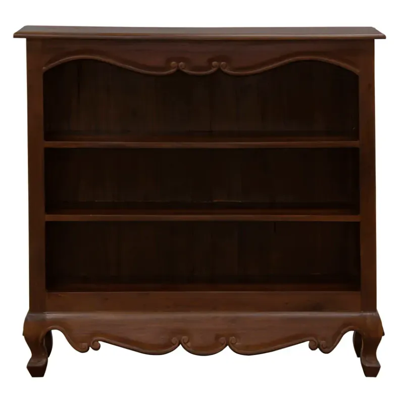 CT Queen Anne Solid Timber 3 Tier Bookcase
