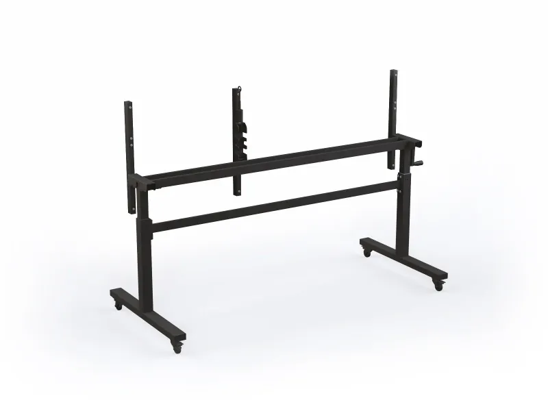 OL Axis Height Adjustable Mobile Flip Table Frame