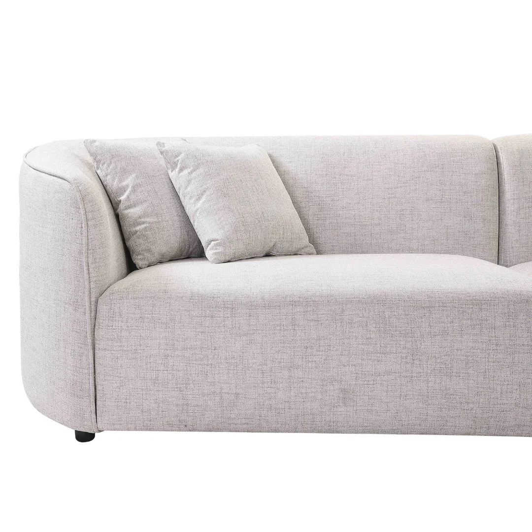 BT Willoughby Fabric Upholstered 4 Seater Sectional Chaise Sofa