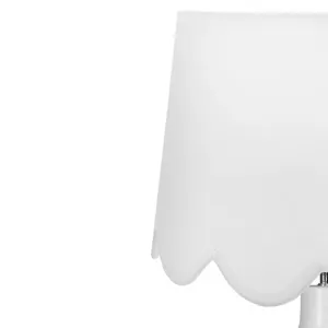 SH Scallop White Fabric Shade Lamp (Set 2) thumbnail 2