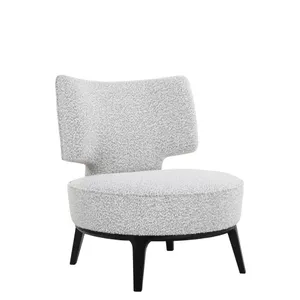 VI Nasa Fabric Upholstered Timber Legs Occasional Chair thumbnail 1