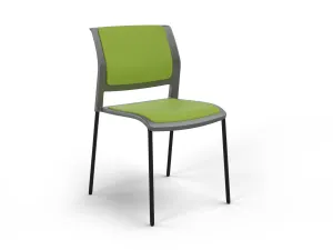 OL Game Fabric Upholstered Charcoal Shell Breakout Chair -4 Legs thumbnail 10