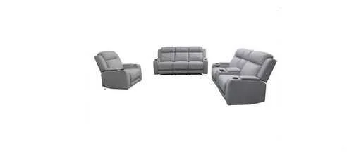 EL Funes 2 Seater Fabric Upholstered Electric Recliner Sofa