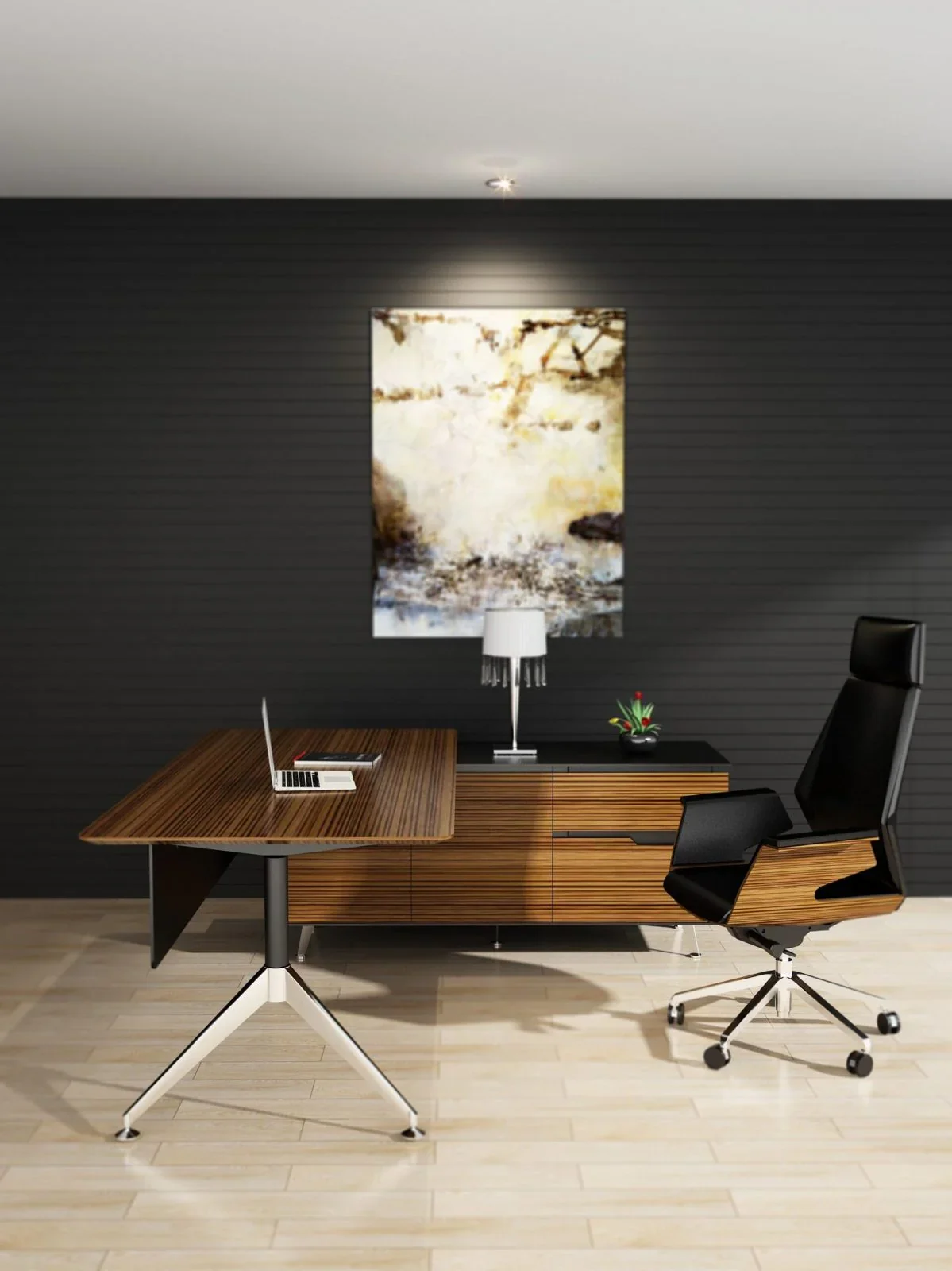 GP Novara Executive Desk With Return thumbnail 4
