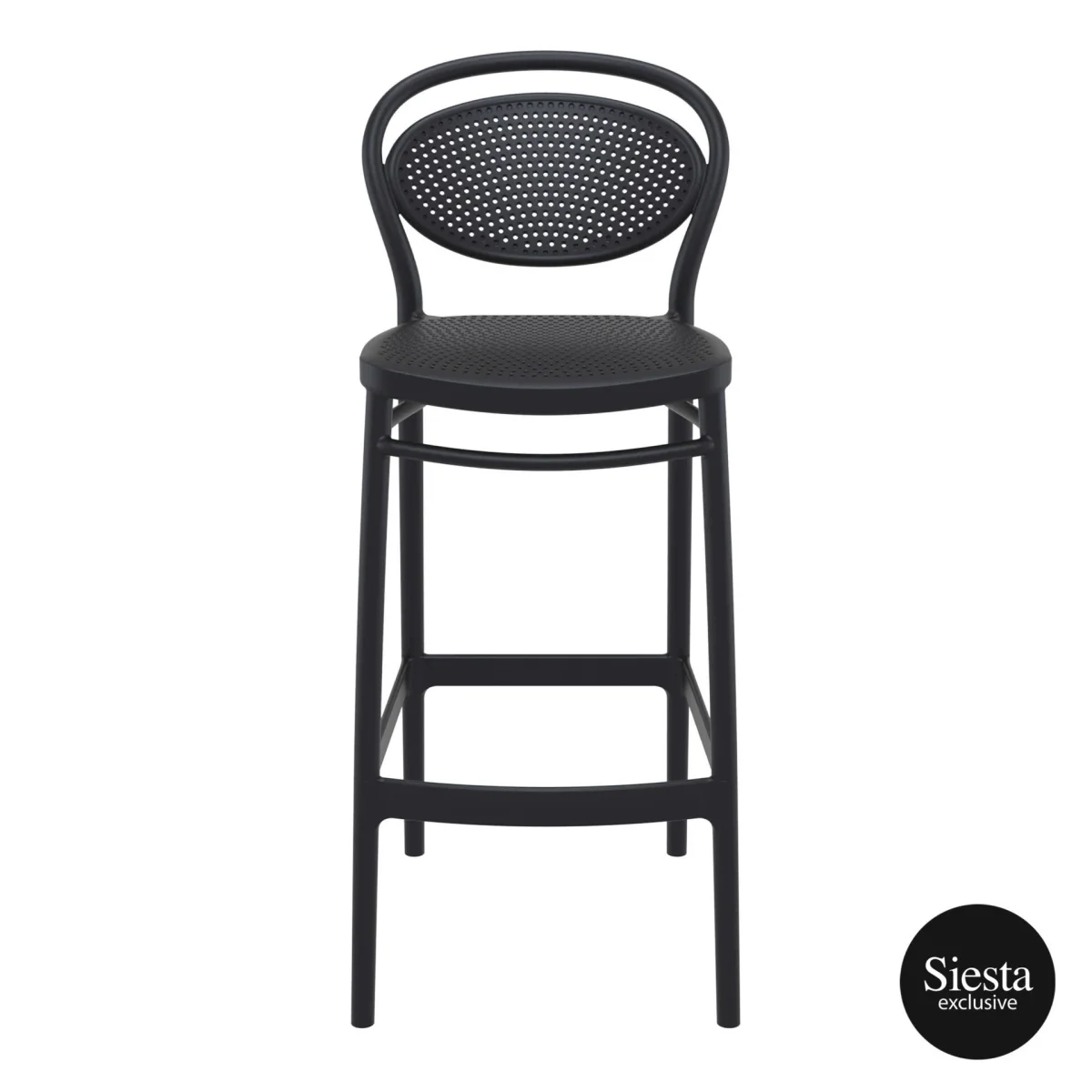 FL Sky Hospitality Square Folding Bar Table & Marcel Barstool Set