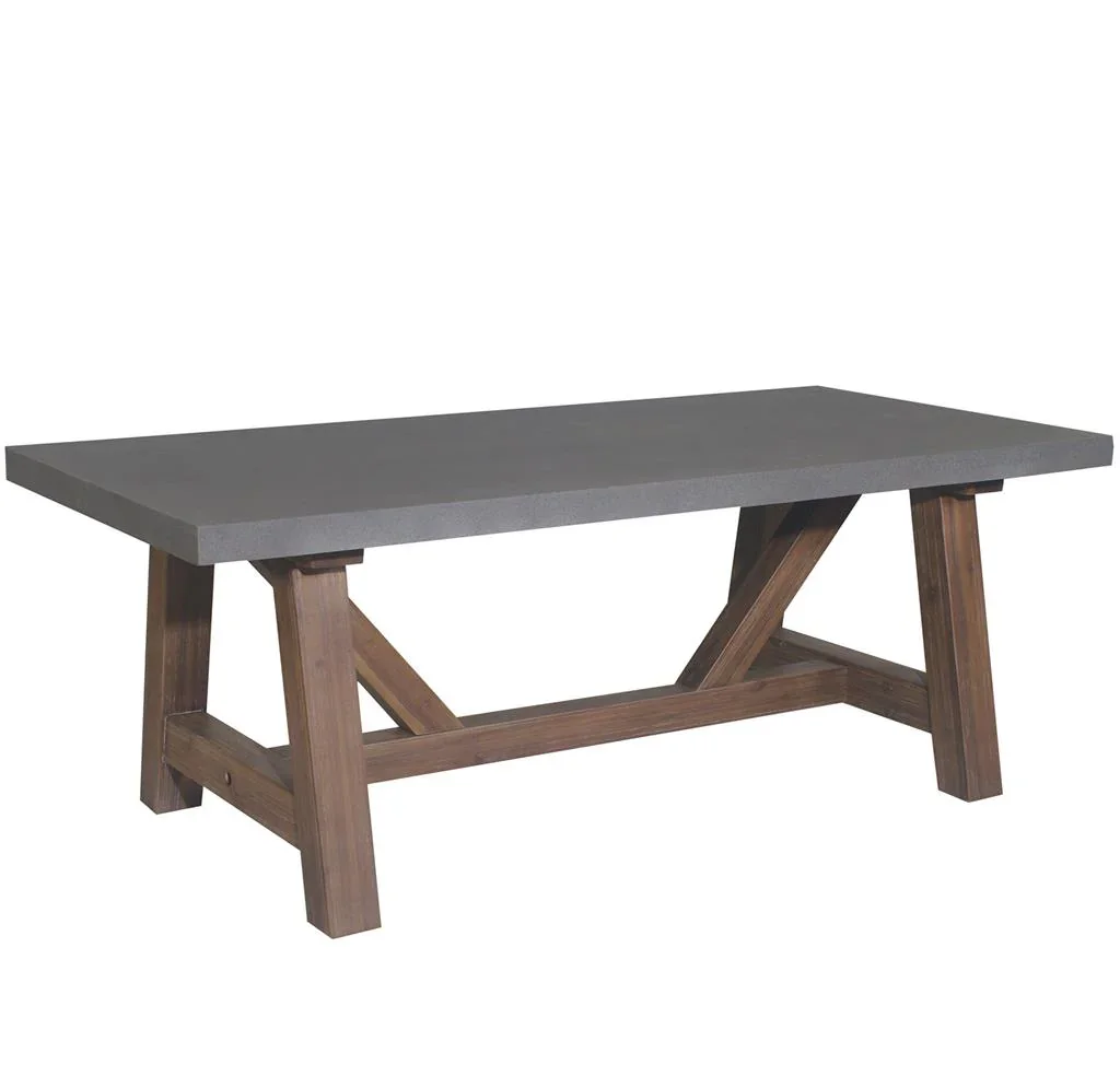 VI Faro Coffee Table - White and Dark Grey