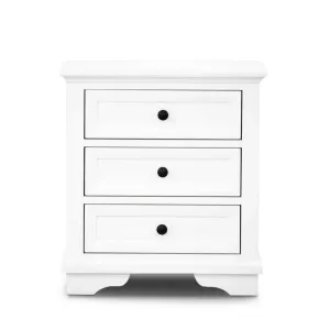 VI Vienna Solid Timber Frame 3 Drawer Bedside thumbnail 2