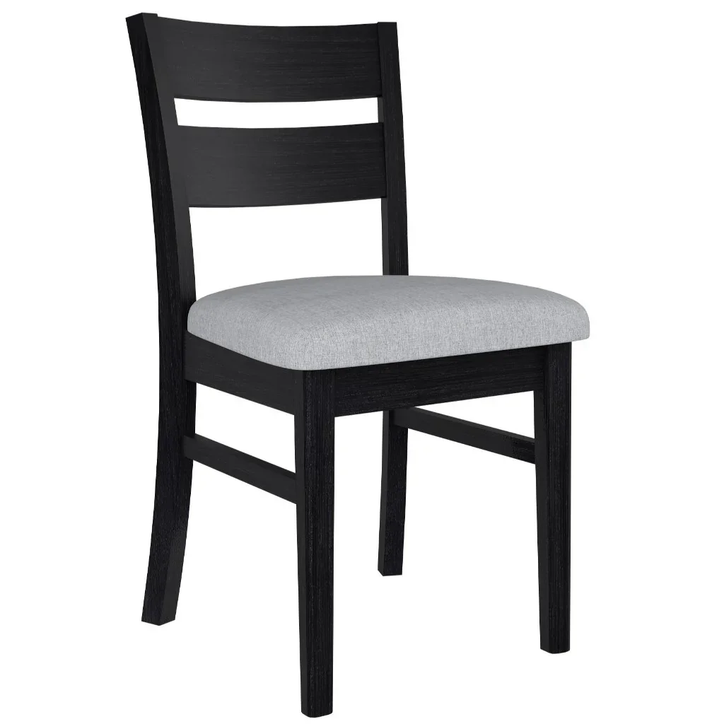 VI Ella Fabric Seat Solid Timber Dining Chair