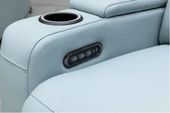 EL Bosra Fabric Upholstered Single Seater Electric Recliner Lounge
