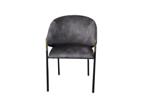 BT Manhattan Velvet Upholstered Dining Chair thumbnail 1
