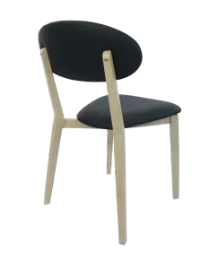 FL Atlanta Vinyl Upholstered Hospitality Stackable Dining Chair thumbnail 3