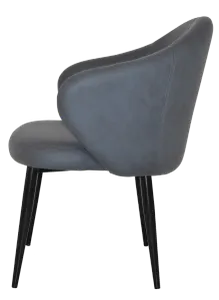 EZ ARM CHAIR HUGO METAL BLACK thumbnail 2