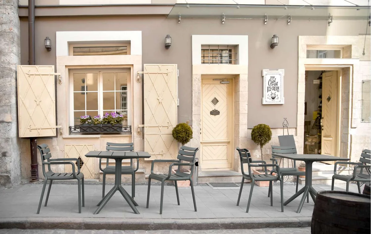 FL Siesta Paris Outdoor Square Dining Table - 80cm
