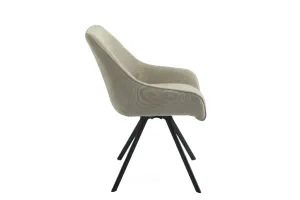 VI Hugo Fabric Upholstered Metal Leg Dining Chair thumbnail 4