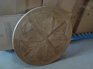 MF Mason Timber Top Metal Base Round Coffee Table thumbnail 7
