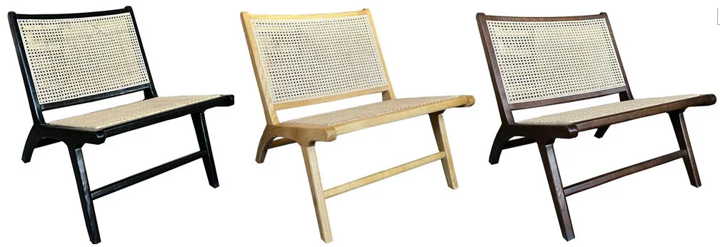 MF Portsea Timber Frame Rattan Chair