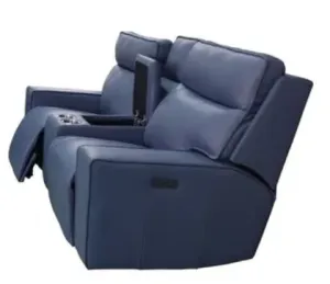 EL Hurlingham 2 Seater Electric Recliner Leather Lounge with Console thumbnail 5