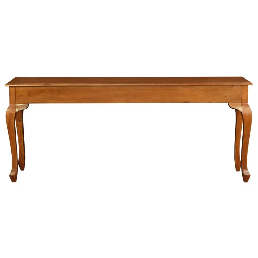 CT Queen Anne Solid Timber 3 Drawer Sofa Table