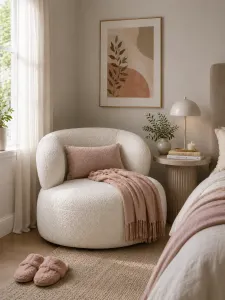 CR Lumi Fabric Upholstered Accent Chair thumbnail 2