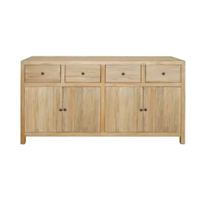 CR Sonoma Solid Timber 4 Drawer 4 Door Buffet thumbnail 1