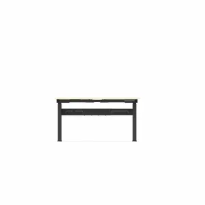 OL Klass Electric Height Adjustable Share Desk - New Oak Ravine Top White Fame thumbnail 6