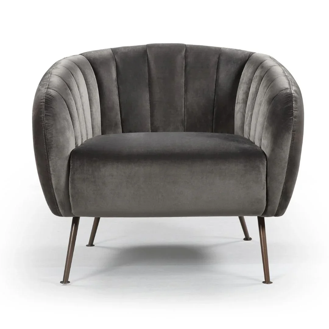 BT Monet Velvet Upholstered Accent Chair