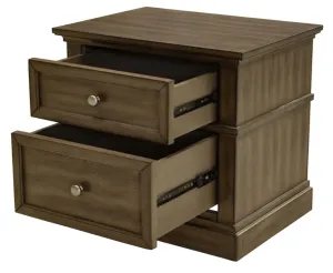 VI Whyalla Solid Timber 2 Drawer Bedside Table thumbnail 3