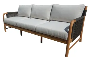 VI Elliston Solid Timber 3 Seater Outdoor Lounge with Cushion thumbnail 2